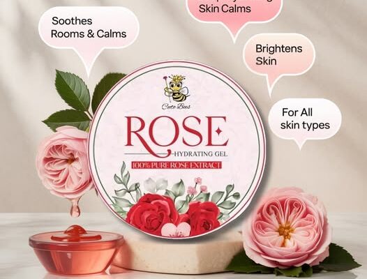 Rose Deep Hydration Cream, Saffron Face Wash & Cutebees by Sadia Zuhaib