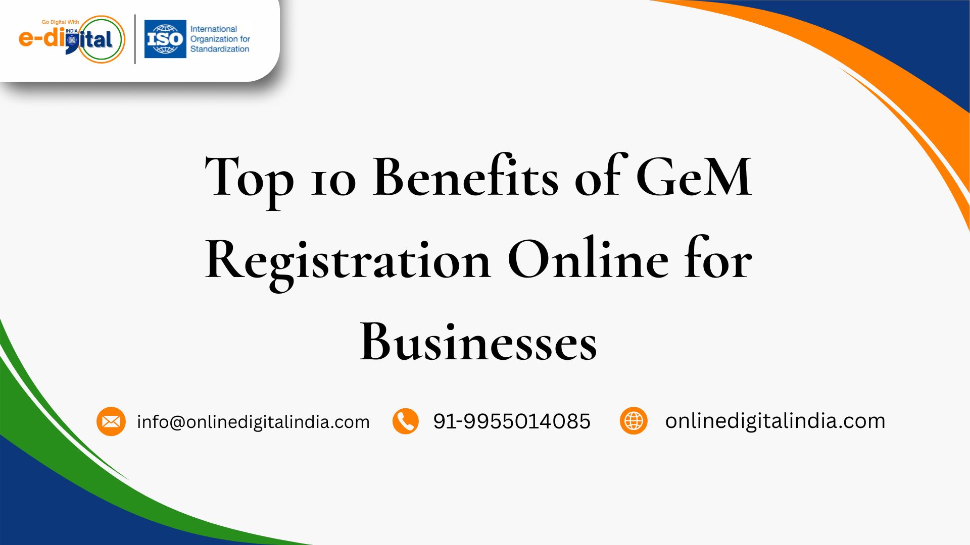 Top 10 Benefits of GeM Registration Online for Businesses