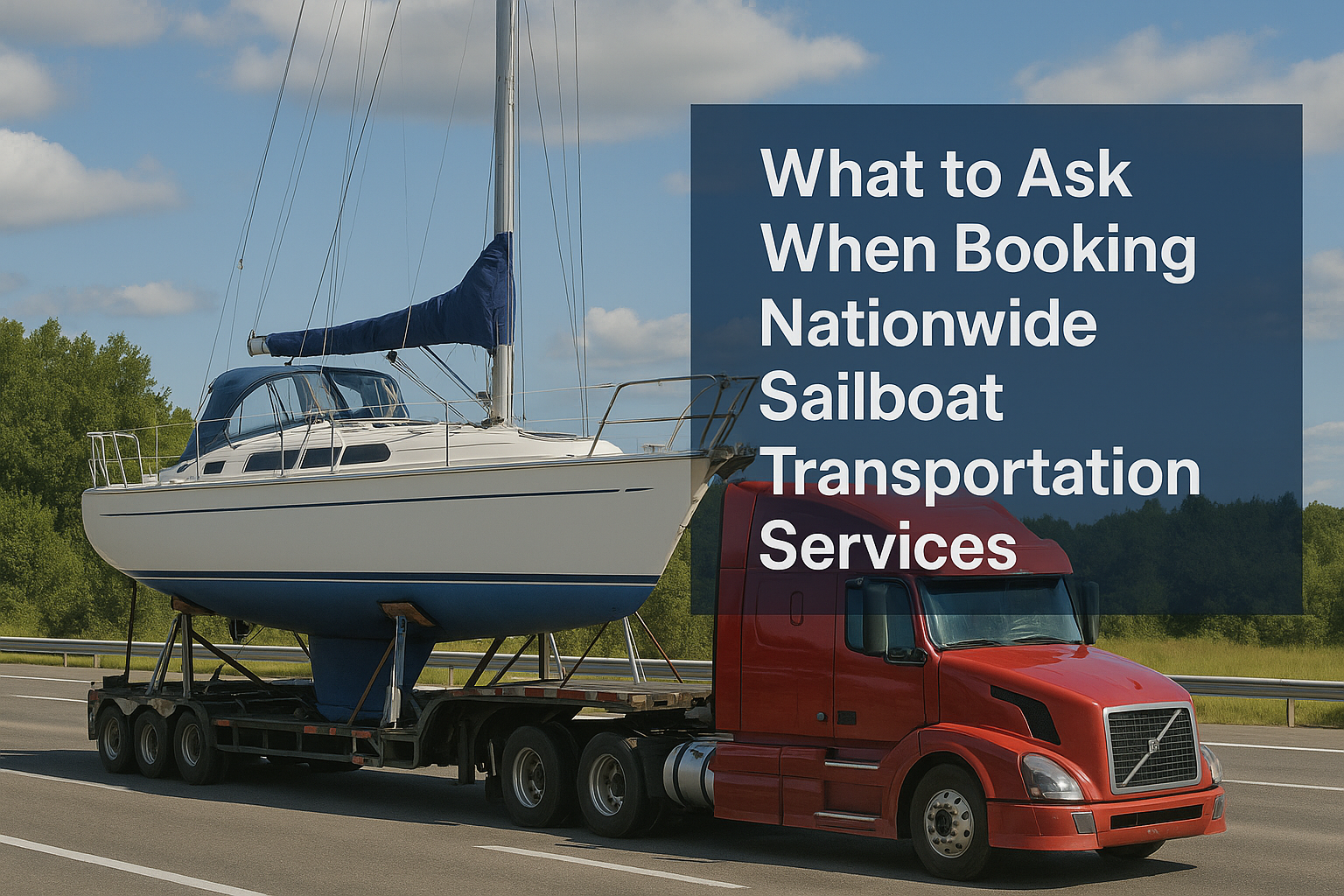 sailboat transportation services